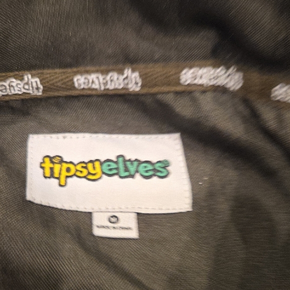 Tipsy Elves Army Green Pilot Jumpsuit - Picture 8 of 10